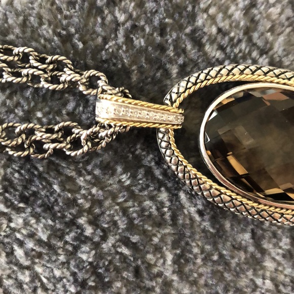 Andrea Candela NEW Smokey Quartz Necklace - Picture 3 of 6